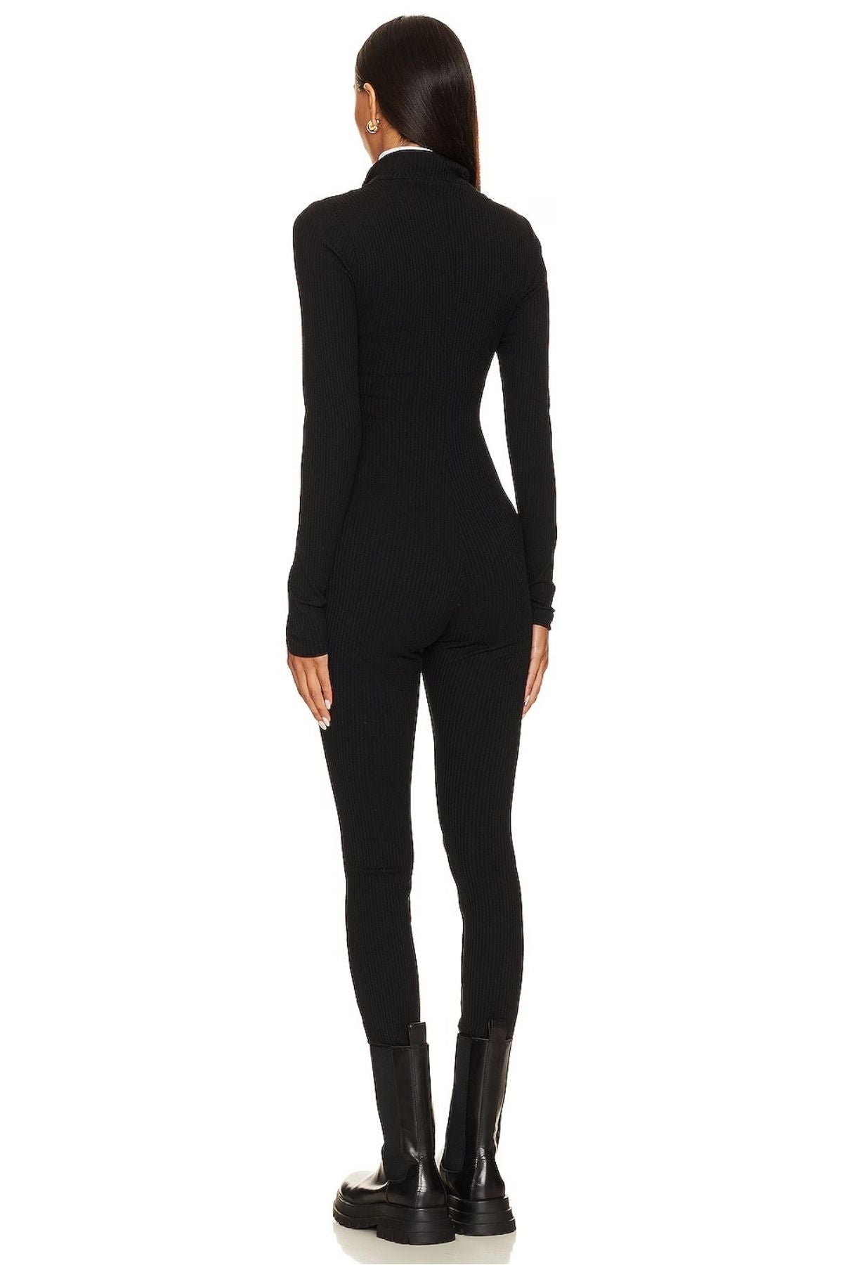 Riley Ribbed Zip Jumpsuit